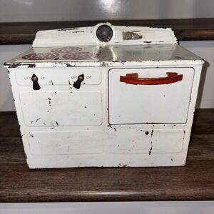 Vintage Empire Little Lady Toy Tin Stove / Oven